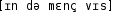 Grafik mit phonetischer Transkription des Belegs