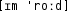 Grafik mit phonetischer Transkription des Belegs