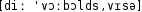 Grafik mit phonetischer Transkription des Belegs