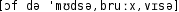 Grafik mit phonetischer Transkription des Belegs