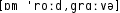 Grafik mit phonetischer Transkription des Belegs