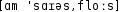 Grafik mit phonetischer Transkription des Belegs