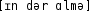 Grafik mit phonetischer Transkription des Belegs