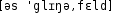 Grafik mit phonetischer Transkription des Belegs