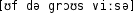 Grafik mit phonetischer Transkription des Belegs