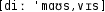 Grafik mit phonetischer Transkription des Belegs