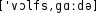 Grafik mit phonetischer Transkription des Belegs