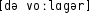 Grafik mit phonetischer Transkription des Belegs