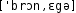 Grafik mit phonetischer Transkription des Belegs