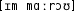 Grafik mit phonetischer Transkription des Belegs