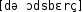 Grafik mit phonetischer Transkription des Belegs