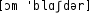 Grafik mit phonetischer Transkription des Belegs