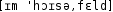 Grafik mit phonetischer Transkription des Belegs