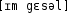 Grafik mit phonetischer Transkription des Belegs