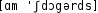 Grafik mit phonetischer Transkription des Belegs