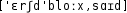Grafik mit phonetischer Transkription des Belegs