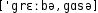 Grafik mit phonetischer Transkription des Belegs