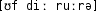 Grafik mit phonetischer Transkription des Belegs