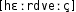 Grafik mit phonetischer Transkription des Belegs