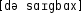 Grafik mit phonetischer Transkription des Belegs