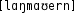 Grafik mit phonetischer Transkription des Belegs