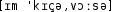 Grafik mit phonetischer Transkription des Belegs