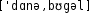 Grafik mit phonetischer Transkription des Belegs