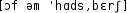 Grafik mit phonetischer Transkription des Belegs