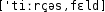 Grafik mit phonetischer Transkription des Belegs