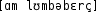 Grafik mit phonetischer Transkription des Belegs