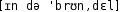 Grafik mit phonetischer Transkription des Belegs