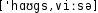 Grafik mit phonetischer Transkription des Belegs