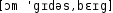 Grafik mit phonetischer Transkription des Belegs