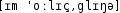 Grafik mit phonetischer Transkription des Belegs