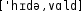 Grafik mit phonetischer Transkription des Belegs