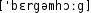 Grafik mit phonetischer Transkription des Belegs