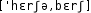 Grafik mit phonetischer Transkription des Belegs