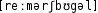 Grafik mit phonetischer Transkription des Belegs