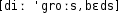 Grafik mit phonetischer Transkription des Belegs