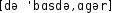 Grafik mit phonetischer Transkription des Belegs