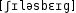 Grafik mit phonetischer Transkription des Belegs