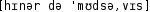 Grafik mit phonetischer Transkription des Belegs