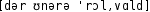 Grafik mit phonetischer Transkription des Belegs