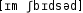 Grafik mit phonetischer Transkription des Belegs