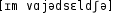 Grafik mit phonetischer Transkription des Belegs