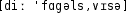 Grafik mit phonetischer Transkription des Belegs