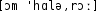 Grafik mit phonetischer Transkription des Belegs