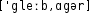 Grafik mit phonetischer Transkription des Belegs