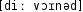 Grafik mit phonetischer Transkription des Belegs