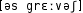 Grafik mit phonetischer Transkription des Belegs